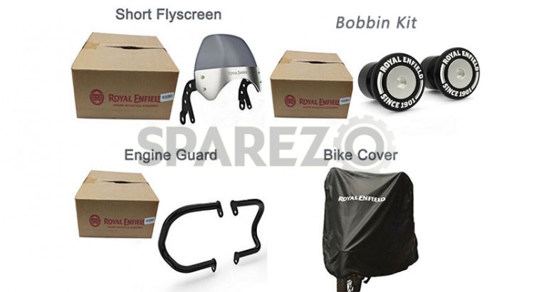 Genuine Royal Enfield GT Continental 650 Accessories Accessory 4 Pcs Combo Pack - SPAREZO